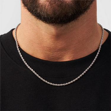The Foundation Chain – Rope Edition (Silver)