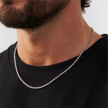 The Foundation Chain – Rope Edition (Silver)