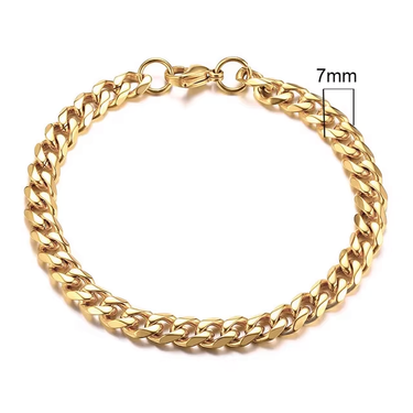 The Vanguard Bracelet – Cuban Chain (Gold)