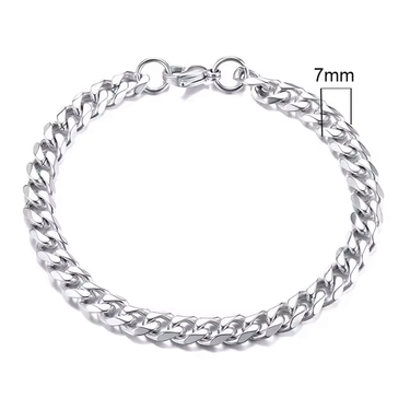 The Vanguard Bracelet – Cuban Chain (Silver)