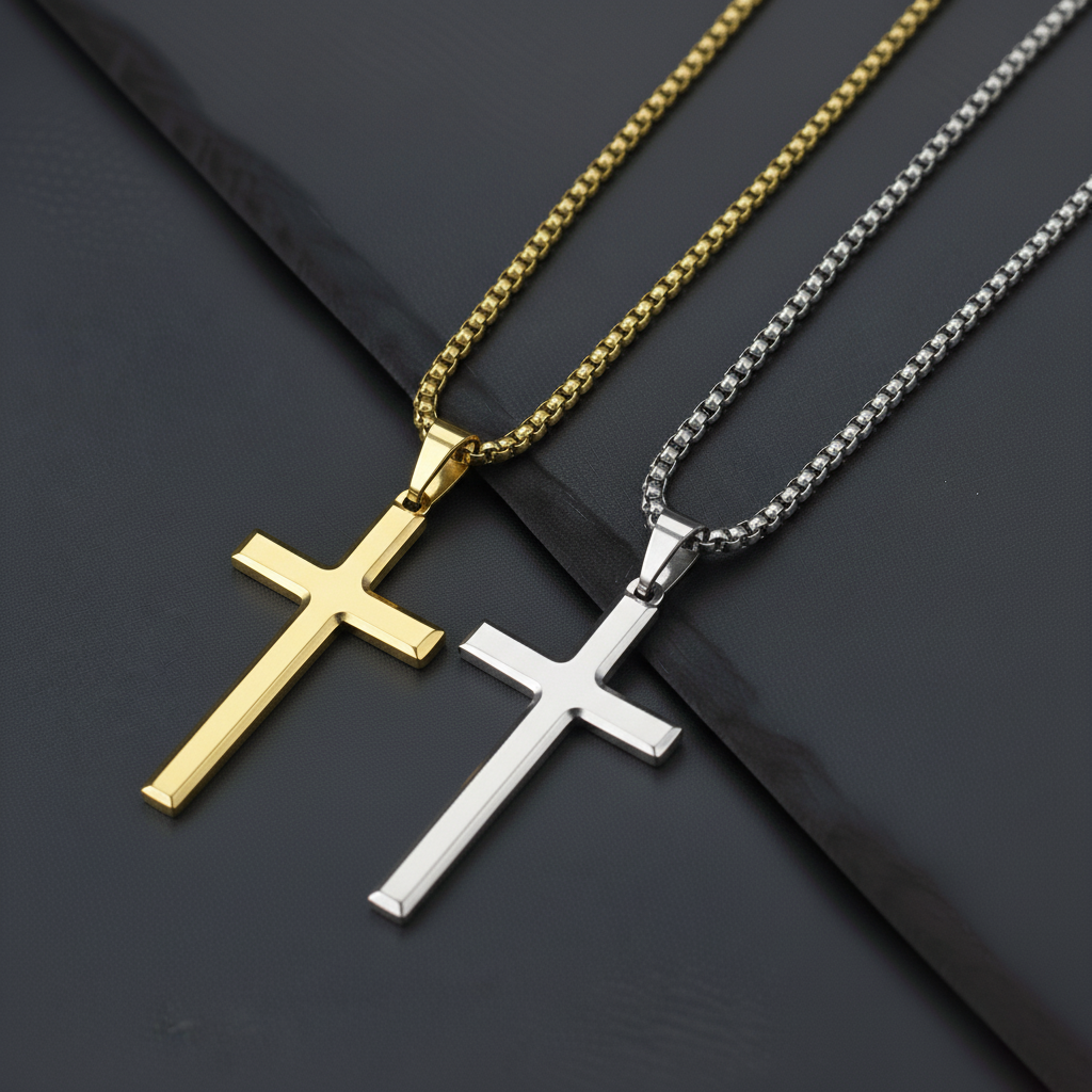 The Pillar Pendant – Cross Edition (Gold)