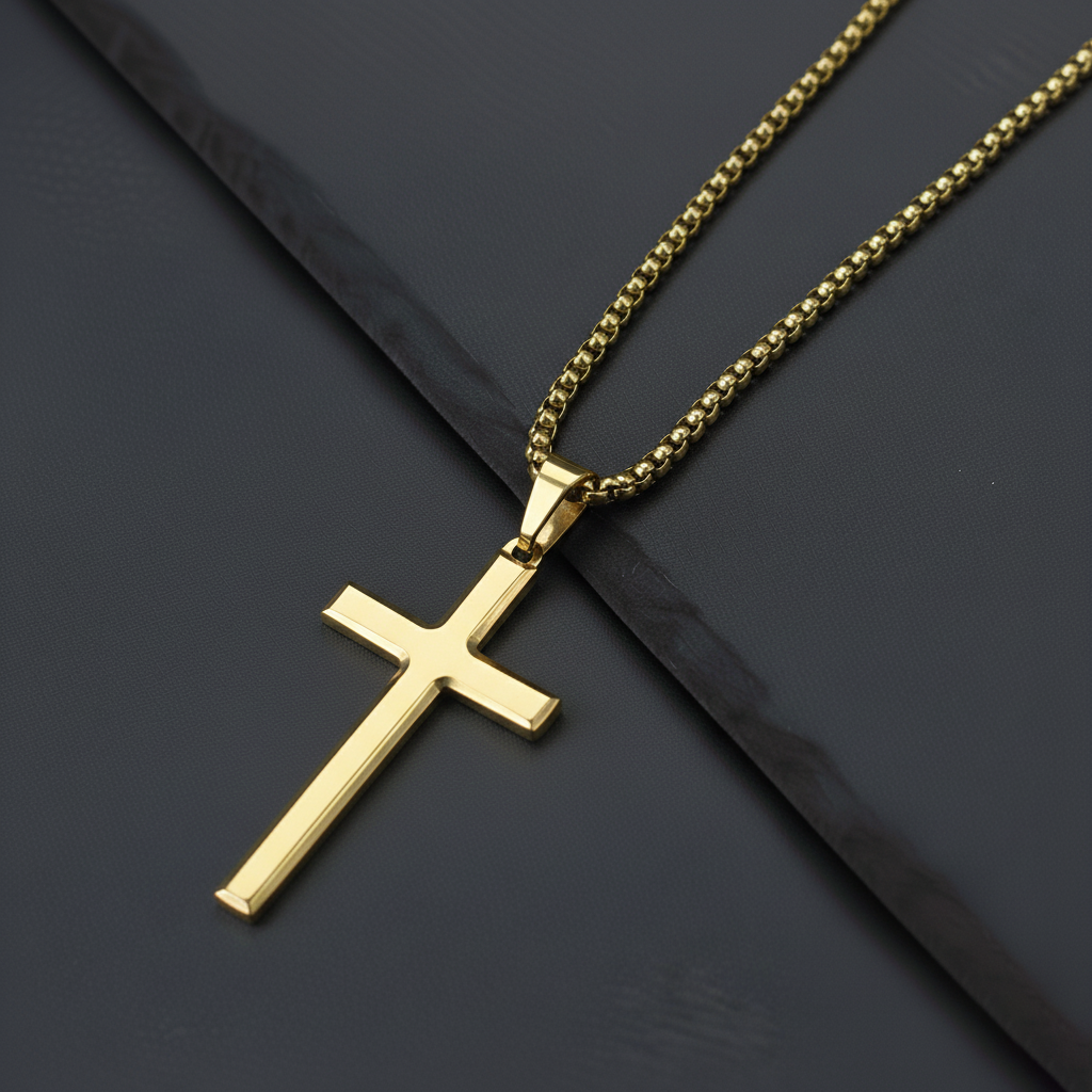 The Pillar Pendant – Cross Edition (Gold)