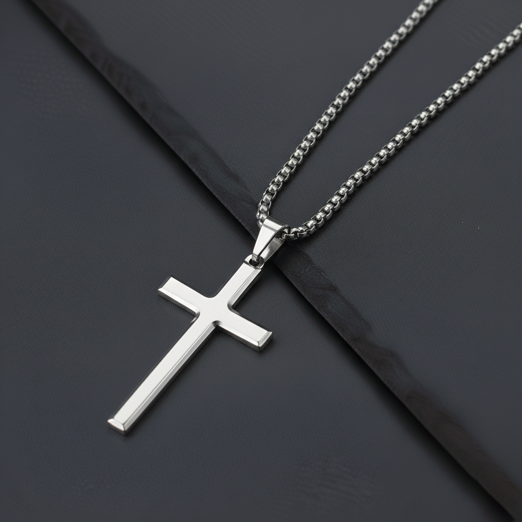 The Pillar Pendant – Cross Edition (Silver)