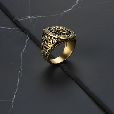 The Valor Ring – Lion Edition (Gold)