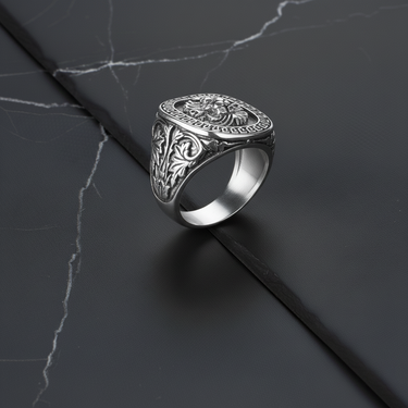 The Valor Ring – Lion Edition (Silver)