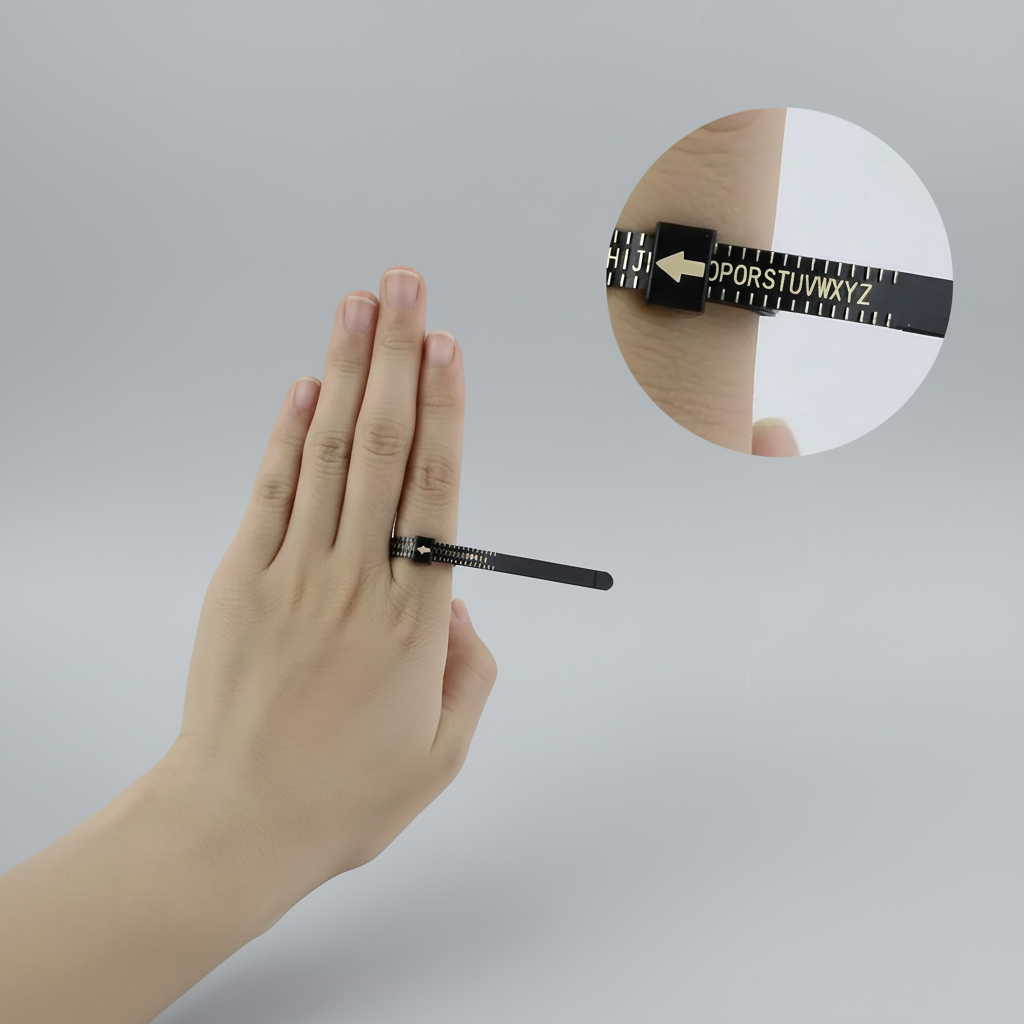 ARMR ring sizer for men's rings, second view