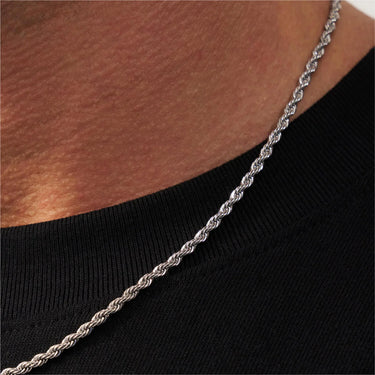 The Foundation Chain – Rope Edition (Silver)