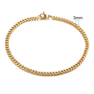 The Vanguard Bracelet – Cuban Chain (Gold)