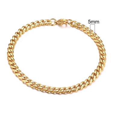 The Vanguard Bracelet – Cuban Chain (Gold)