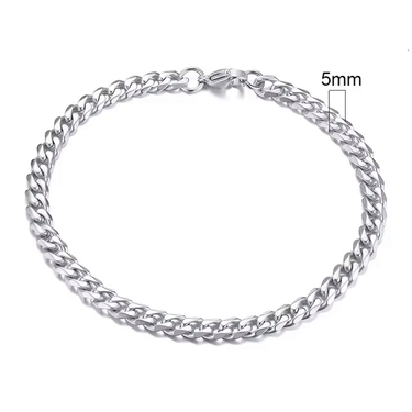 The Vanguard Bracelet – Cuban Chain (Silver)