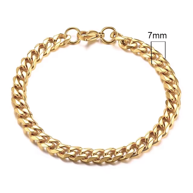 The Vanguard Bracelet – Cuban Chain (Gold)
