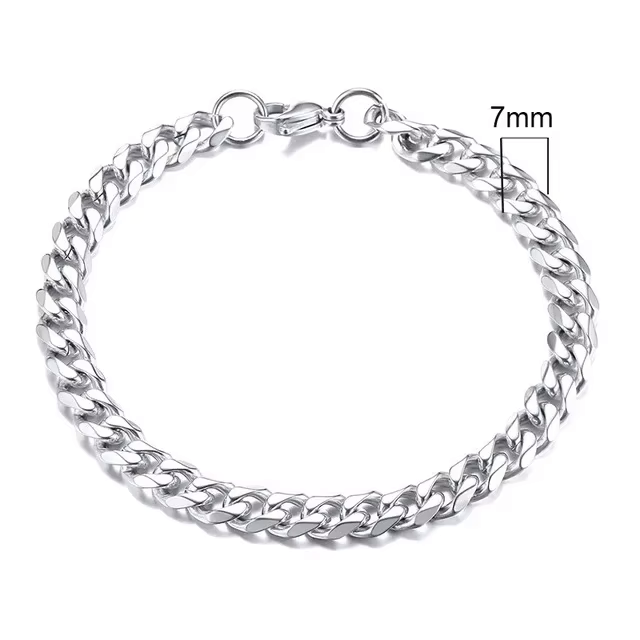 The Vanguard Bracelet – Cuban Chain (Silver)