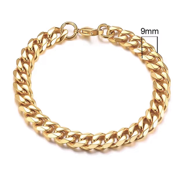 The Vanguard Bracelet – Cuban Chain (Gold)